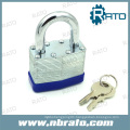 Laminated Padlock with Brass Cylinder and Brass Key